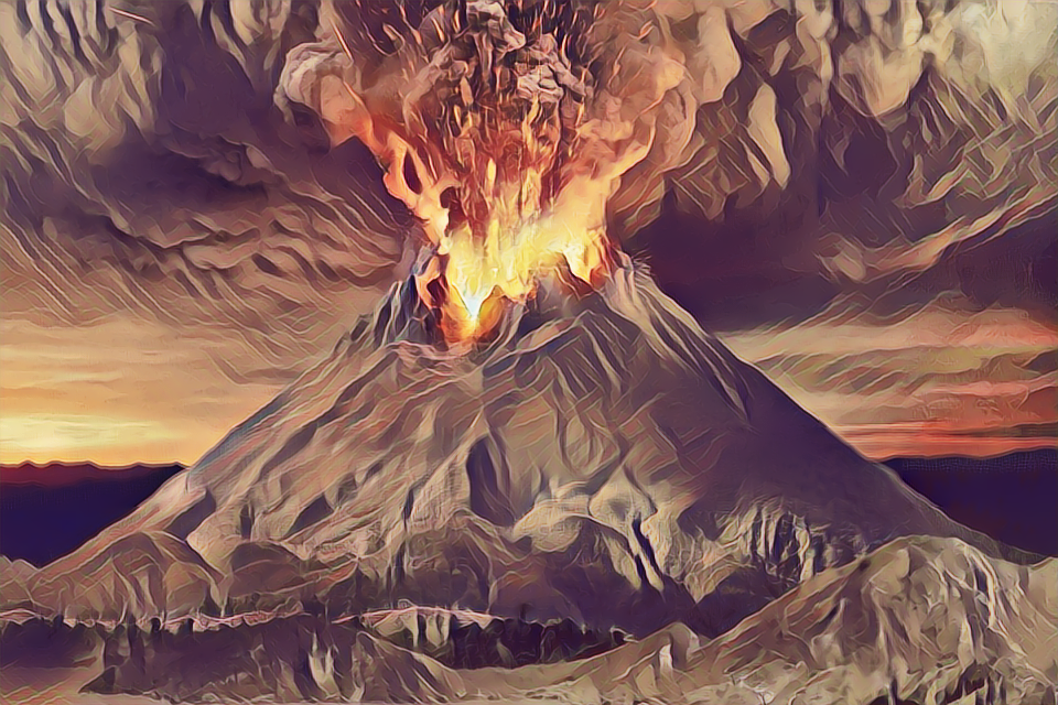 Vesuvius Exploding