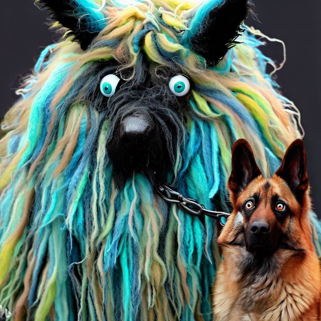 A monster and his dog