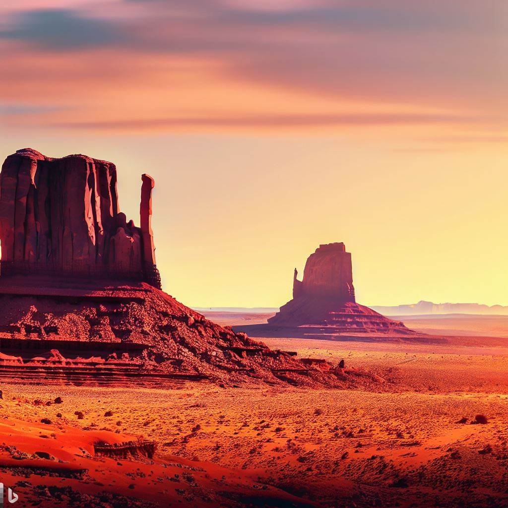 The Monument Valley Sunset IV